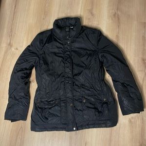 Authentic Burberry Winter Coat. Well Worn. Size Medium. Black. Please read!